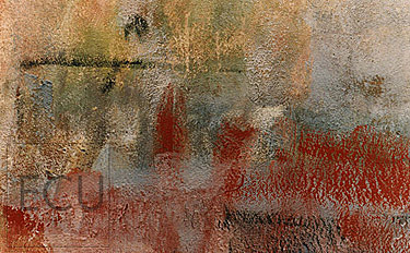 Color photograph of a Venetian wall displaying the modern, abstract and contemporary design that is part of Venetian and Italian artistic tradition